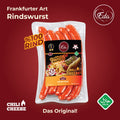Halal Chili-Cheese Wurst: Scharfe Rindwurst mit Jalapeño